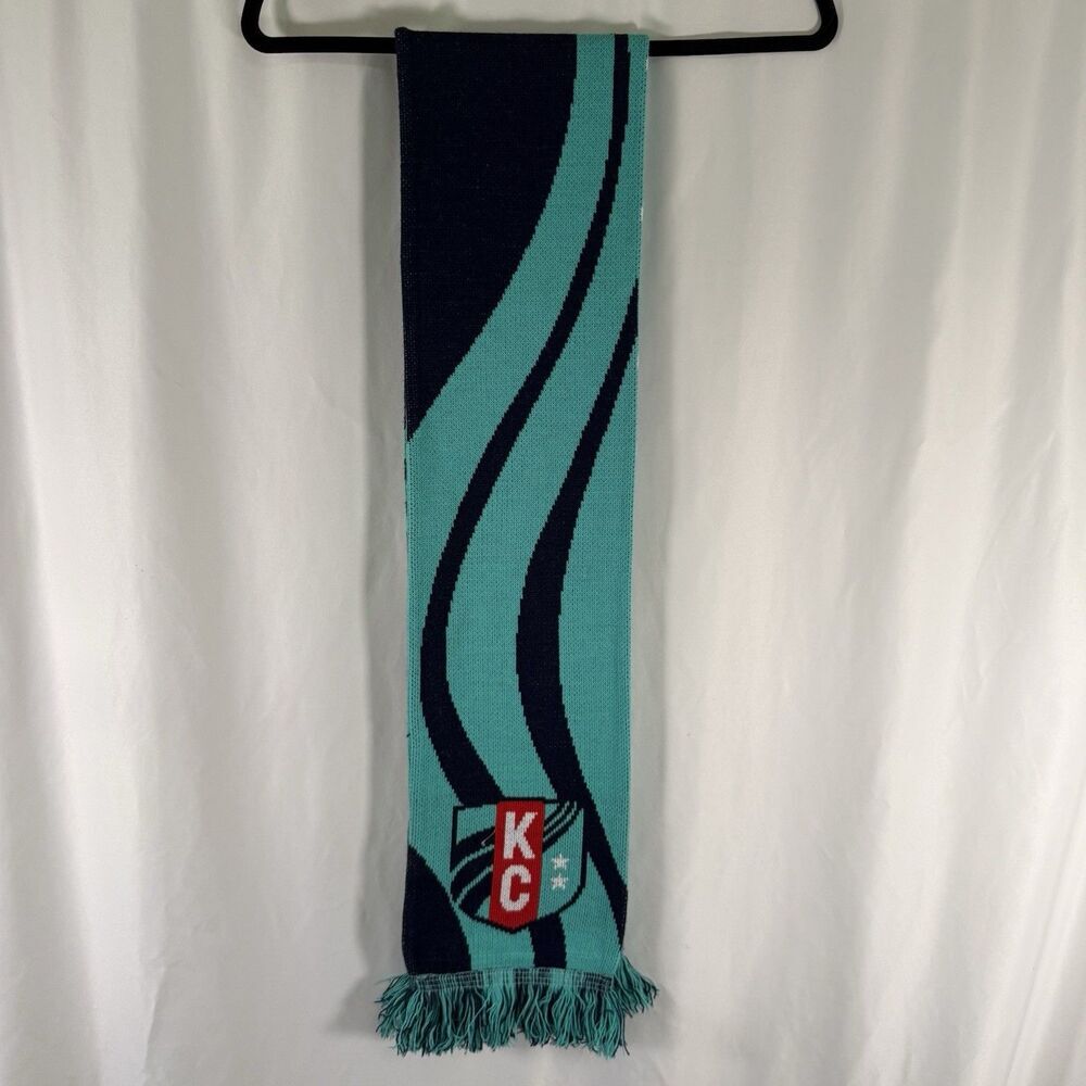 Kansas City Current Soccer Scarf 2025 Member Fringe Trim